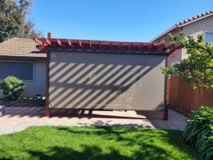 Custom residential vertical curtain