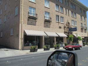 Hotel Petaluma custom awning