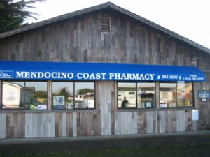 Mendocino Coast Pharmacy awning